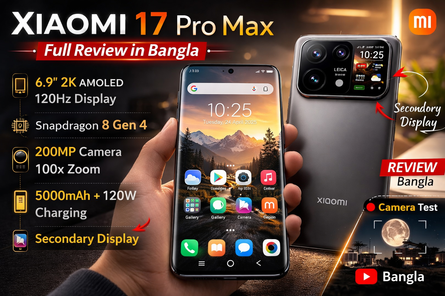 শাওমি ১৭ প্রো ম্যাক্স দাম কত বাংলাদেশে | Xiaomi 17 Pro Max 2026