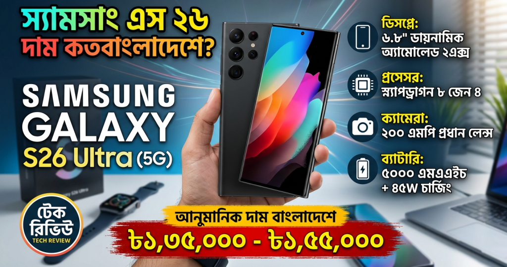 স্যামসাং এস ২৬ দাম কত বাংলাদেশে