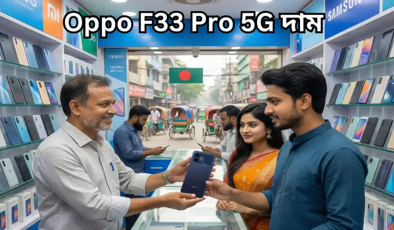 Oppo F33 Pro 5G দাম কত : ৭০০০mAh ব্যাটারি ও টেকসই ডিজাইন